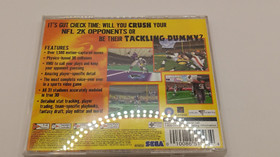 NFL 2K Sega Dreamcast 2001 complete CIB Manual, Case, Disk. Disk is near Mint