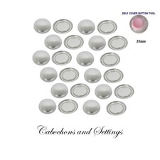 50 x 23mm Flatbacks - Just Buttons