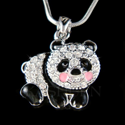Black White PANDA BEAR made with 