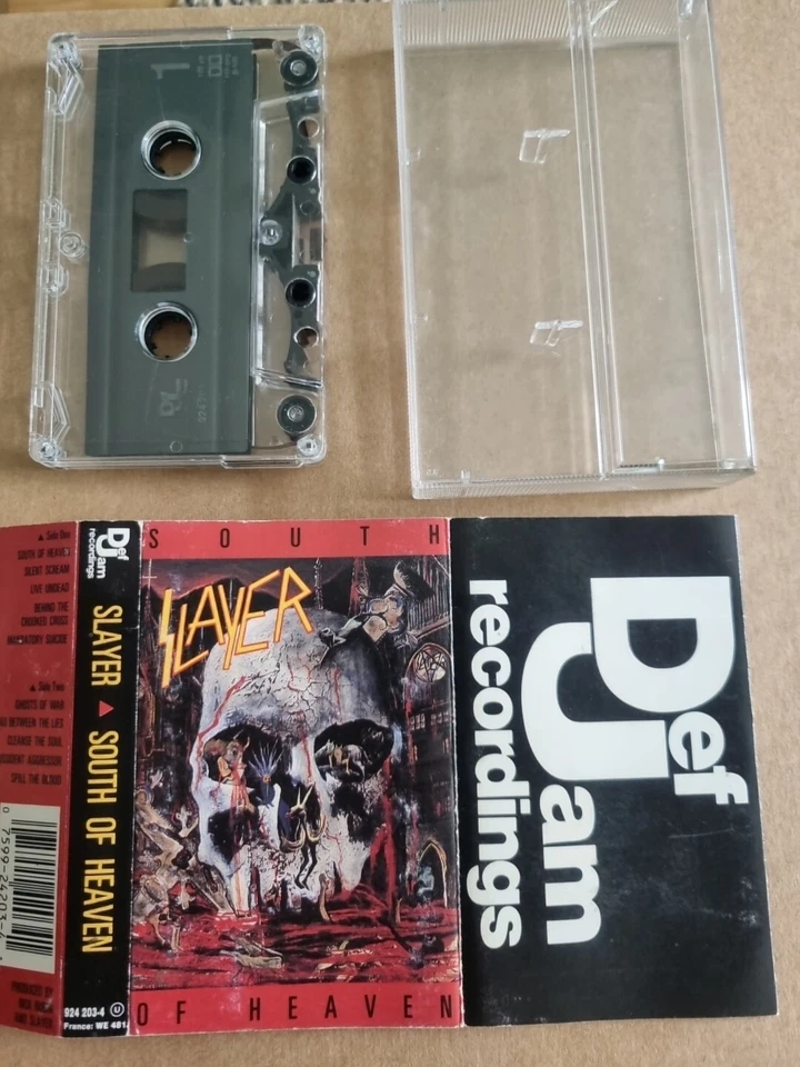 Slayer South of Heaven Tape, Kassette 1. Auflage 1988
