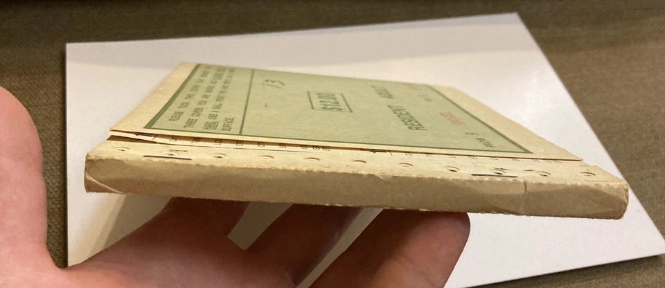 Licencia de pesca residente de Pensilvania 1984 licencia en papel libro completo Foto 4 de 4