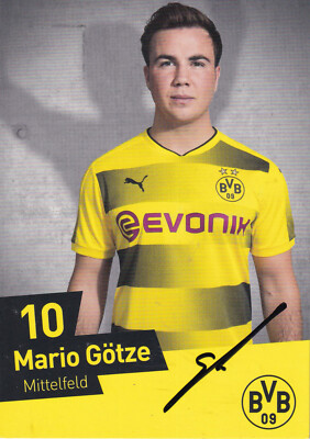 Autograph - Mario Götze (Borussia Dortmund) - 2017/2018