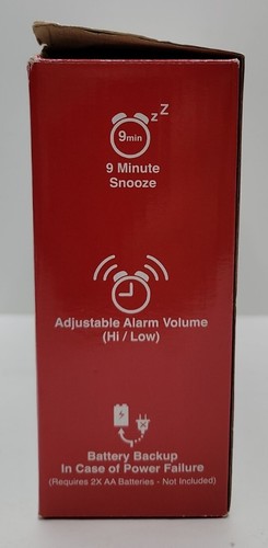 SXE Digital Alarm Clock with Wireless Charging Pad. - Picture 5 of 6