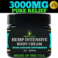 Strong Cream Premium Relief Cooling Peppermint Stress Muscle Skin Joint Pain