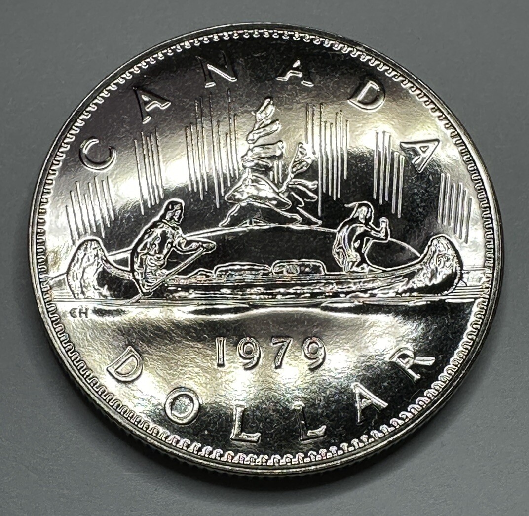 1979 Canadian Dollar Proof-Like Coin Uncirculated. Shiny Beautiful