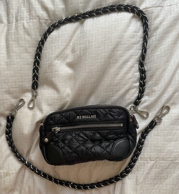 MZ Wallace Crosby Small Black Crossbody Bag | eBay