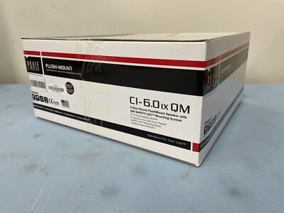 Phase Technology CI-6.0 IX QM 6.5'' In-Ceiling Flush Mount Pro Audio Speaker with