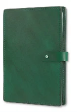 book jacket cover slipcase cow leather fit for 21x14.5x3cm customize green W12