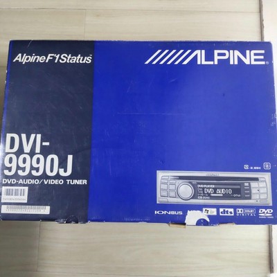 ALPINE Status DVI-9990J DVD-AUDIO VIDEO-TUNER Working Unconfirmed 