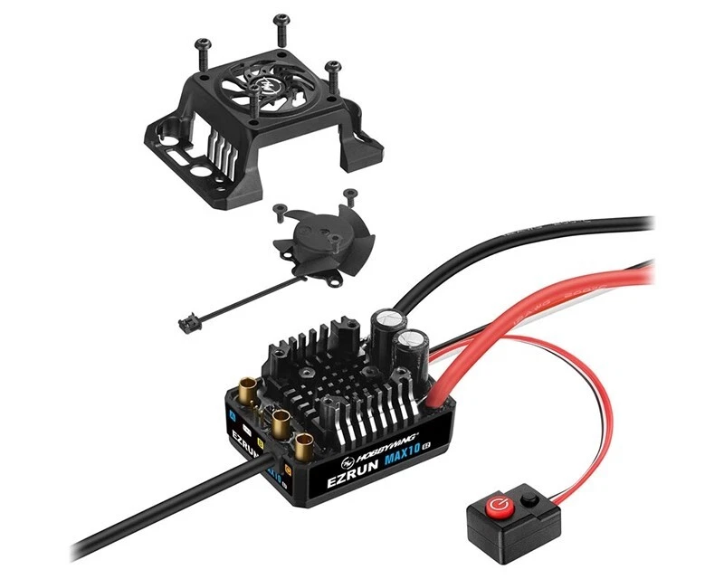 Hobbywing Ezrun MAX10 G2 140A Esc Brushless Sensored 2-4S Lipo Bec 5A Modell - Bild 2 von 4