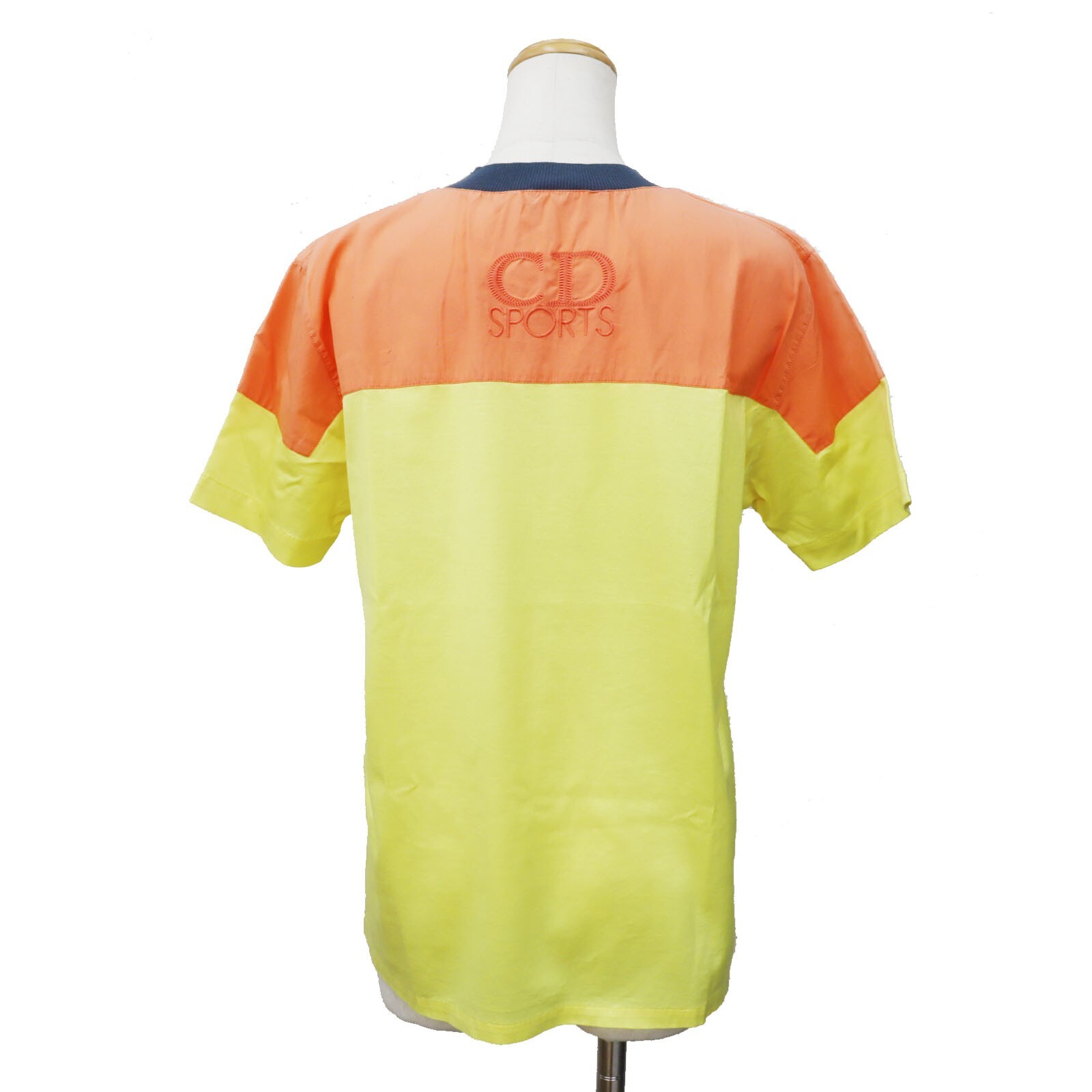 Christian Dior SPORTS Used T-Shirts Tops Yellow Orange Size L  Cotton #AG83 S thumbnail 4