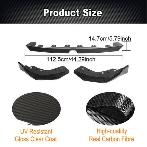 Carbon Frontlippe Front Spoiler Lippe Passt für BMW 3er G20 LCI M340i M-SPORT - Picture 7 of 11