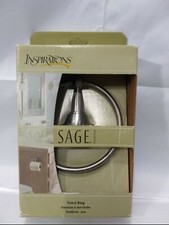 MOEN Inspirations Sage Towel Ring BRUSHED NICKEL DN6886BN Bathroom Fixture NEW
