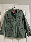 Saks 5th Avenue Brand 548 Studded Army GreenJacket Coat-100% Cotton-Medium — photo 1
