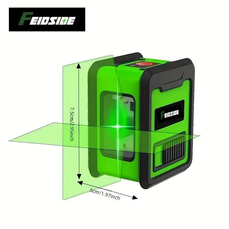 Niveau laser 2 lignes vert pour aligner vos cadres et étagères