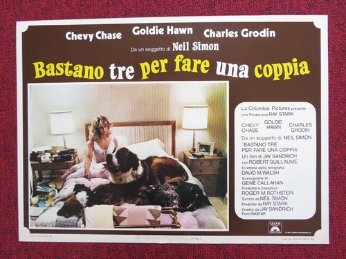 SEEMS LIKE OLD TIMES - F ITALIAN FOTOBUSTA POSTER GOLDIE HAWN CHEVY CHASE 1980 - Bild 1 von 6