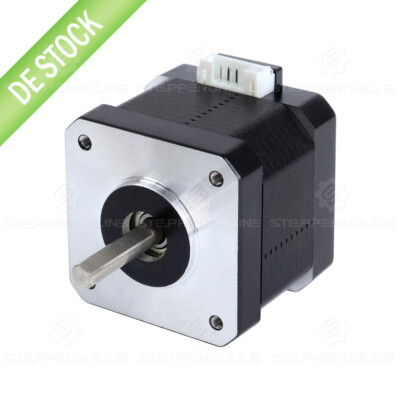 STEPPERONLINE Nema17 Schrittmotor 44Ncm 1.7A 42x38mm Stepper Motor 4 Drähte CNC
