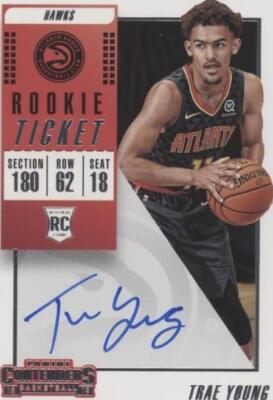 Trae Young Contenders Optic RC 鑑定済み 2018-19 Panini Contenders - Trae Young #142 - огромный выбор по