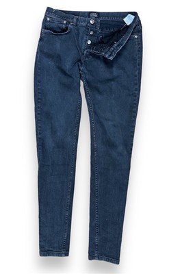 APC Petit Standard Jeans Black 30 X 33 Skinny Denim Button Fly 