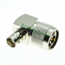 N type male plug to BNC female jack Right angle 90 Degree RF adapter connector