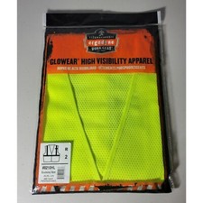 2015 ergodyne 2XL/3XL Economy Vest Lime ANSI Type R Performance Class 2 8210HL