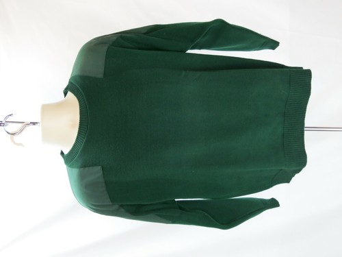 Men's Rainswetter Sweater Pullover M Green Golf Water Repellent Long Sleeve - Picture 4 of 10