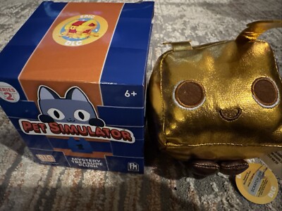 Pet Simulator X Series 2 Plush Toy - Mystery Treasure Gold Alien With Code