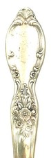 Vintage Wm.Rogers Son Silver-Plated Baby's /Child's Spoon Victorian Rose 1954s.