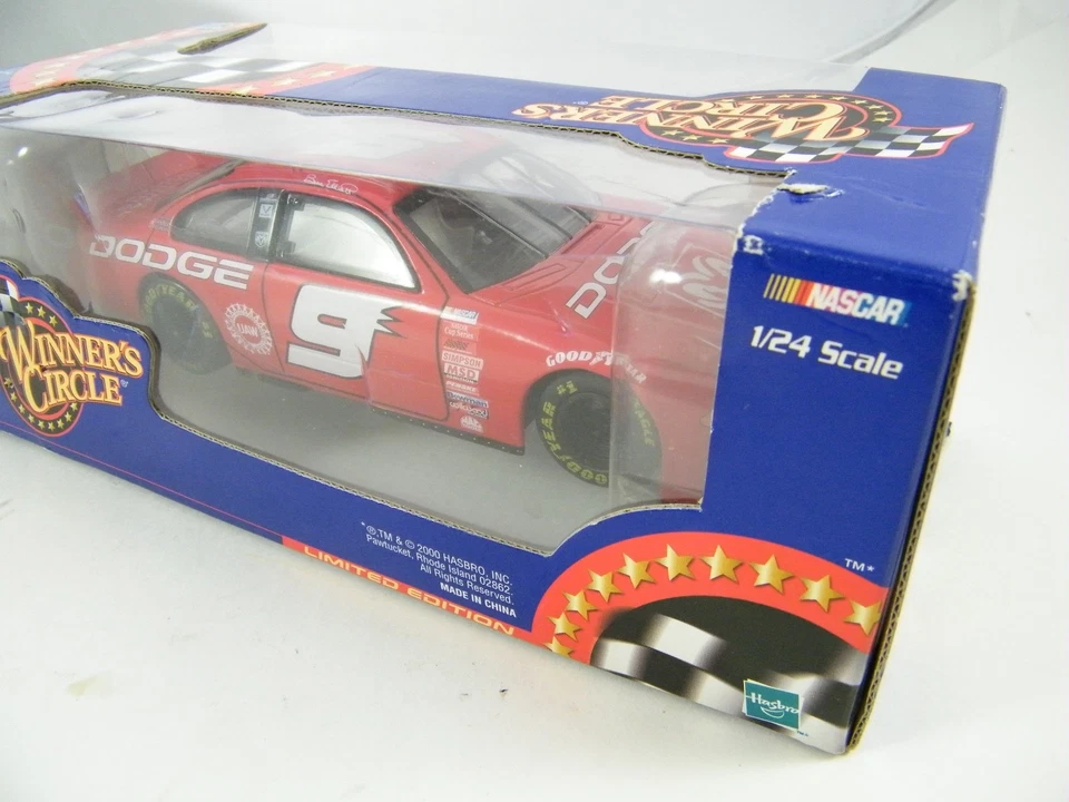 NUEVO EN CAJA ~ CÍRCULO DE GANADORES ~ 2000 BILL ELLIOTT #9 DODGE 1/24 EDICIÓN LIMITADA STOCK CAR Foto 3 de 4
