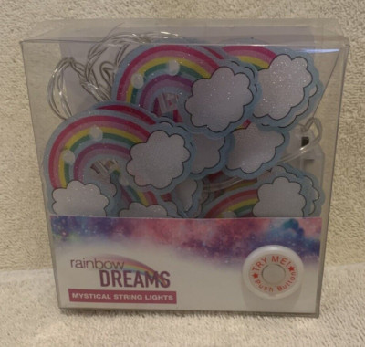 Rainbow Dreams Mystical String Of Lights - NIB