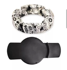 GoDonut Ultra Universal Phone & Tablet Stand With Extra Base Skulls White