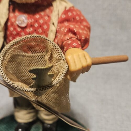 Gemmy North Pole Productions Fishing Hat Basket Santa Animated Christmas Rustic - Picture 4 of 12