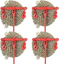 VEVOR Chain Load Binder, 5/16" Tie Down Kit w/ 5400LBS Working Load Capacity