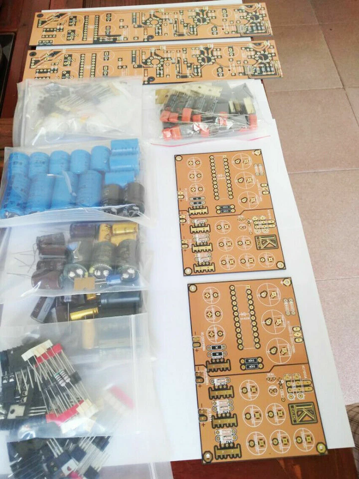 NUEVO D.Klimo LAR Gold Plus Tubo MM/MC Phono Stage Preamplificador Placa Kit Hágalo Usted Mismo Foto 3 de 4