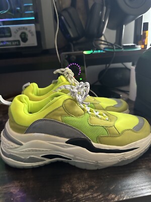 Fashion Nova Space Ship Lime Light Years Away Sneakers Chunky 9 Shoe