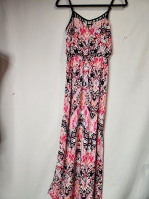 winter garden black pleated lace sleeveless midi dress ASTR the Label Blythe Dress in Orange main image 0