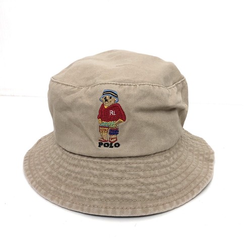 Polo Ralph Lauren Men's Bear Bucket Hat Khaki OS eBay