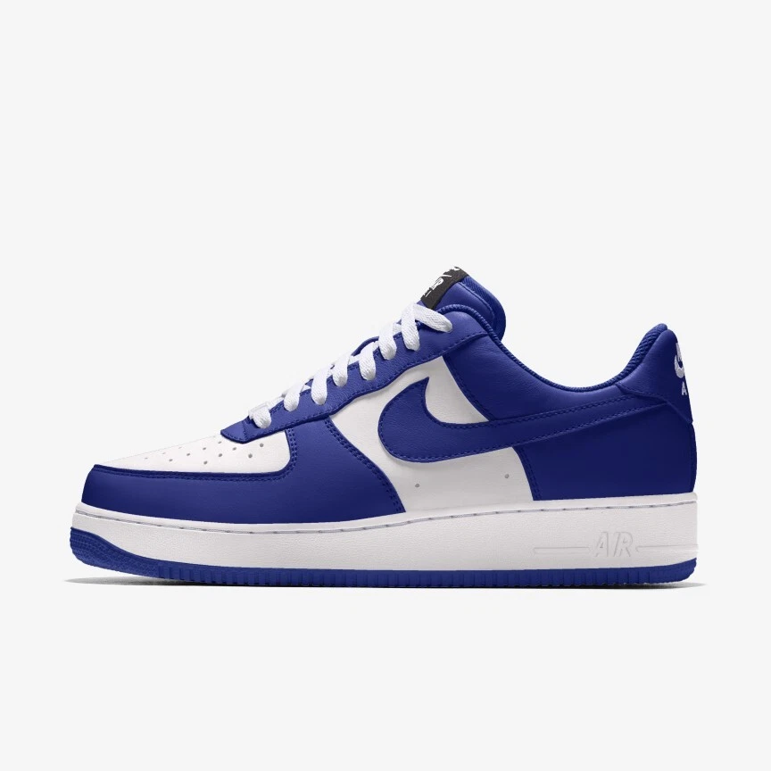 Nike Air Force 1 Low Leather Blue Royal White Classic All Sizes eBay