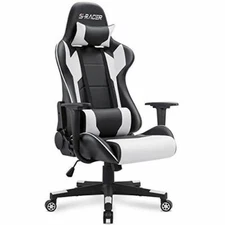Homall Gaming Chair Office Chair High Back Computer Chair Leather Desk Chair Rac