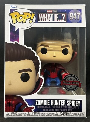 Funko Pop Zombie Hunter Spidey #947 Special Edition Sticker | Meses Sin