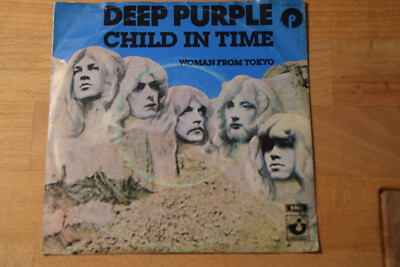 Single Schallplatte DEEP PURPLE Child in Time u. Woman from Tokyo