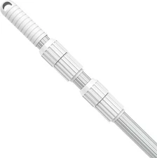 15 Foot Swimming Pool Pole Telescopic Aluminum Fit Pool Net Skimmer Rake New