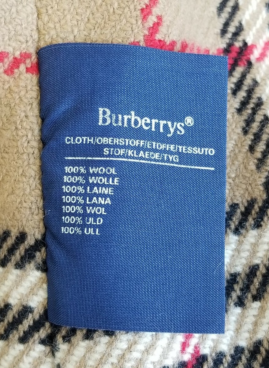 vintage burberry tag real vs fake