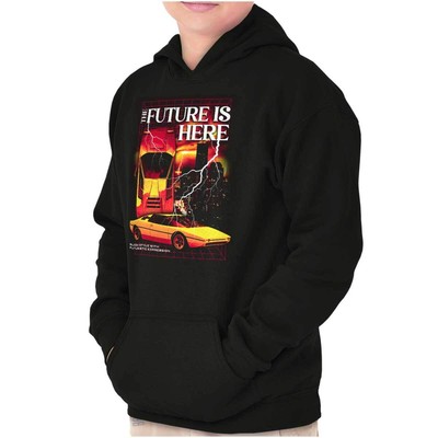 The Future Is Here Muscle Car Sleek Style Youth Boys Hoodie Sweatshirts Kids