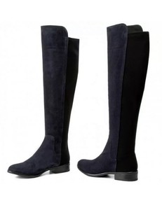 navy long boots ladies