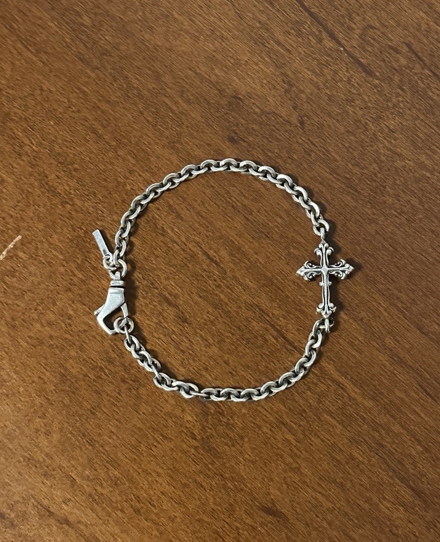 Emanuele Bicocchi Avelli Cross Bracelet 925 Sterling Silver | eBay