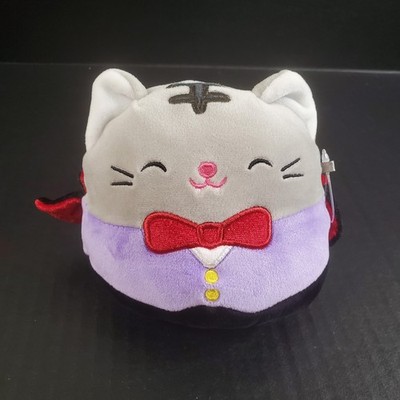 Squishmallow Tally the Vampire Cat Dracula 4.5'' Halloween Plush KellyToy 2023
