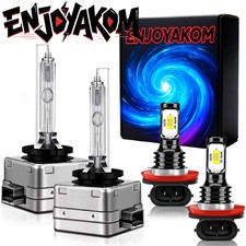 LED Headlight Combo High Low Beam Fog Light Bulbs HID For Chrysler 300 2011-2014