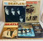 The Beatles 4 LP Vinyl Lot - Meet The Beatles 1st State Cover, '65, VI, SN