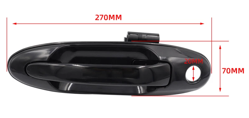 For Lexus LX470 Toyota Land Cruiser 100 Exterior Door Handles Black 1998-2007 - Image 4 of 4